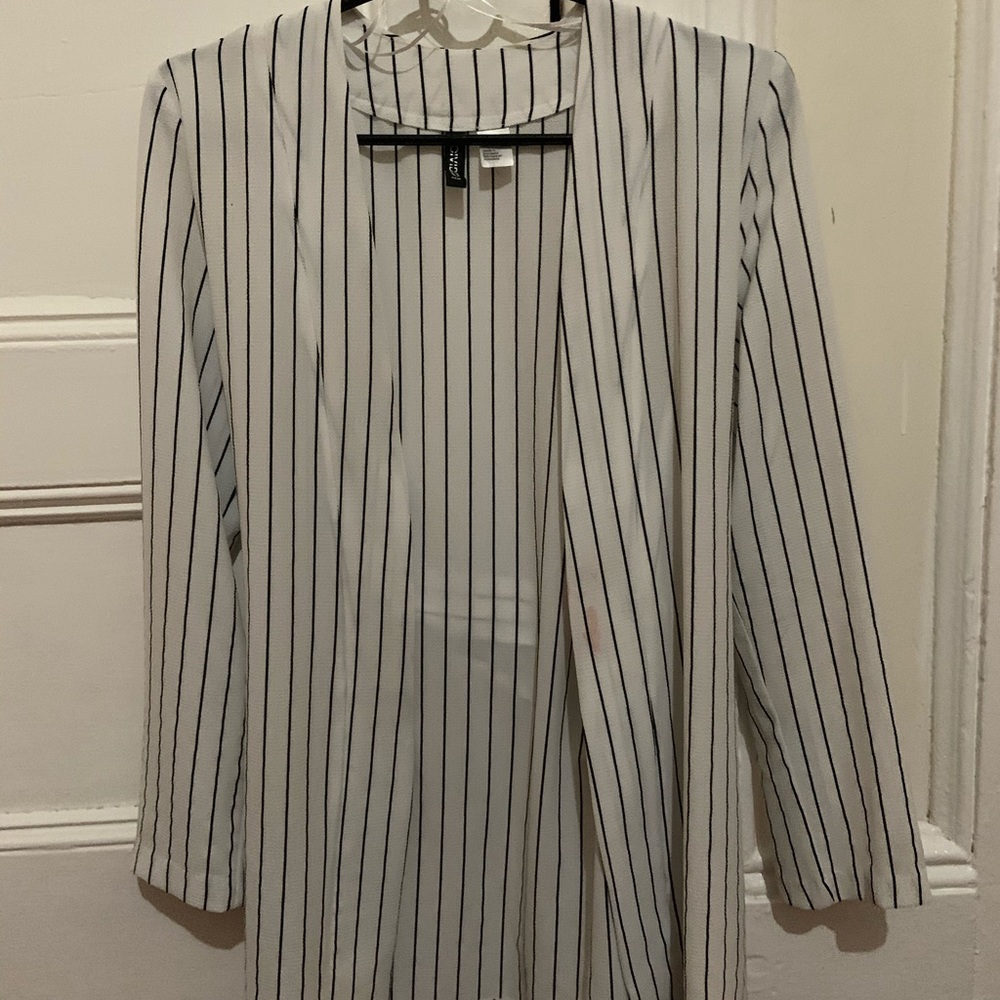 Black and White thin cardigan